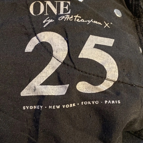 ONE TEASPOON Trashed Freebirds Zippered Ankle Black Size 25 - Picture 11 of 14